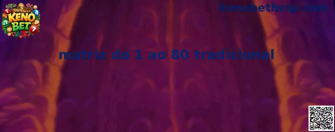 Matriz do 1 ao 80 tradicional de Club Keno