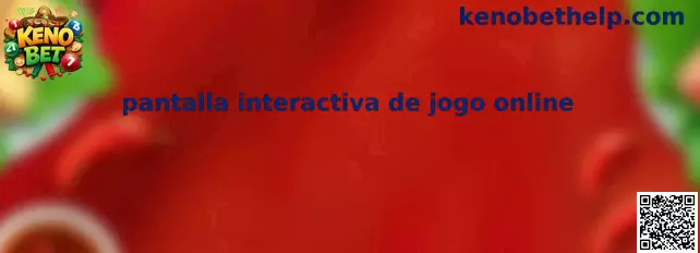 Pantalla interactiva de jogo online