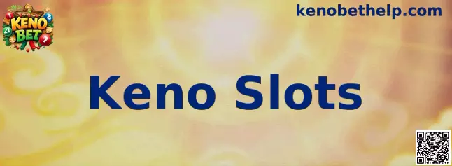 Interfaz ilustrativa de Keno Slots con una cuadrícula de números